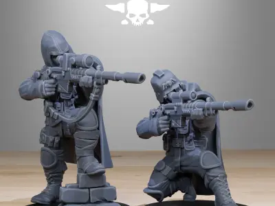 GrimGuard Snipers 3D print model