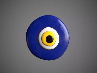 Evil Eye Low-poly 3D model