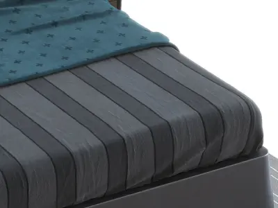 Faina bed 3D model