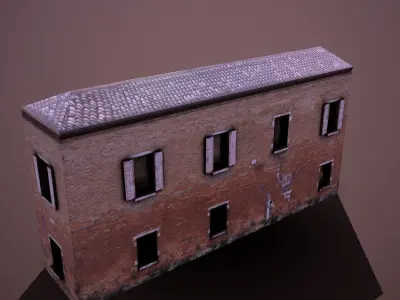 House v1 Low-poly 3D model