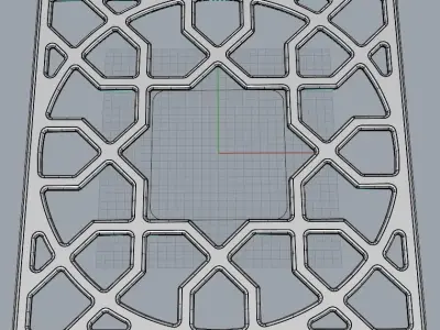 light switch fancy frame 3D print model