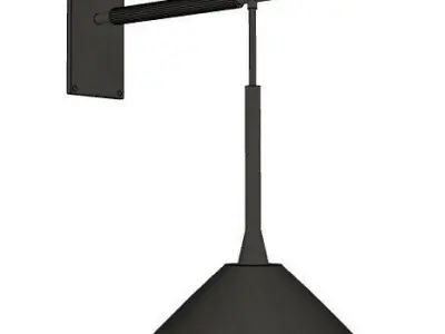 Radnor Stem Shade Sconce 3D model