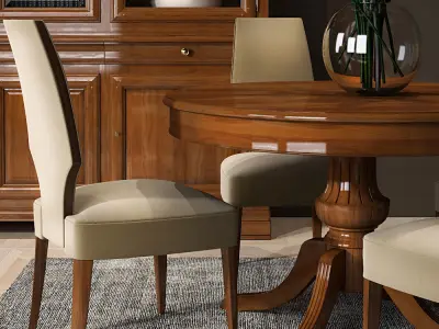 Selva Dining room set 03 3D model