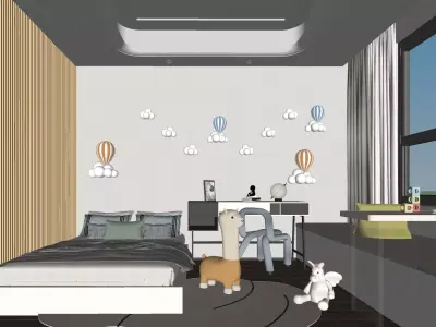 Children s Room 3D model buy