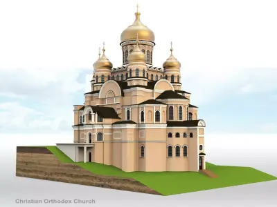  Christian Orthodox Church  3D model