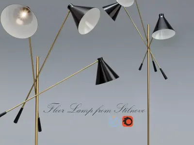 Floor Lamp from Stilnovo  3D model