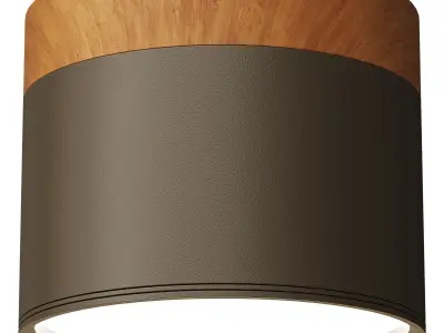  Modern LED spotlight Low-poly 3D model