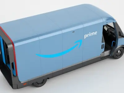  Amazon Electric Delivery Van 02 