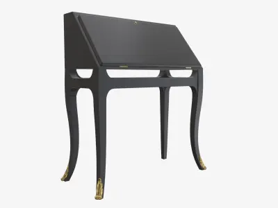  Bureau with hinged door 3D model