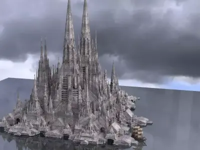 Lower City Tower Complex 3D model