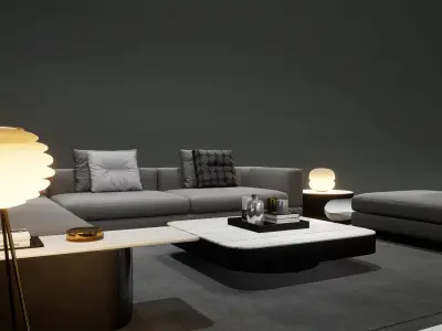 DH STUDIO Furniture Collection 05 Low-poly 3D model