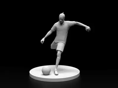 Eder footballer stl file ready for 3d printing 3D print model