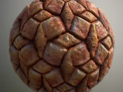 Material Skin Alien 13 Seamless PBR Texture Texture