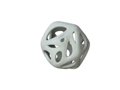 SciFi Cube Object No 18519 Low Poly Shape Texture
