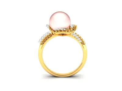 Women Ring  Render 3dm STL OBJ FBX Details 3D print model 174