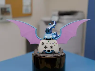 Golbat Controller Stand 3D print model