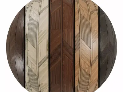 Wood Panel Collection PBR Material Texture