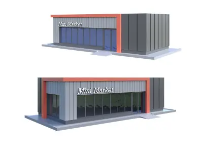 MODERN SHOP 3D model