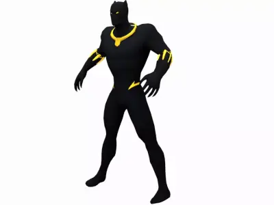 Black Panther 3D model