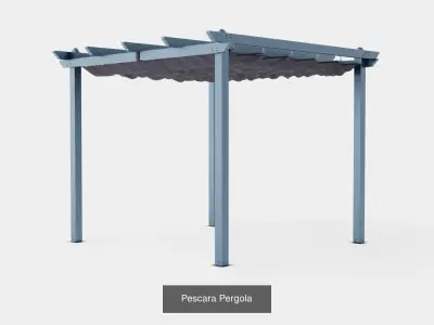 Collection of Pergola - 3 Models 3D Model Pack