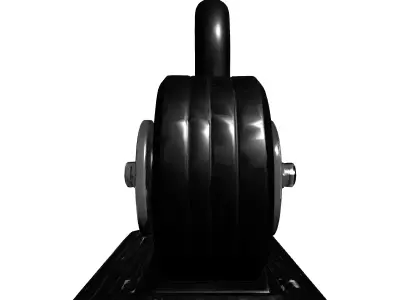 Adjustable Dumbbell Kettlebell Weight Set Low-poly 3D model