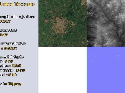 Goiania Brazil City Landscape 3D Model 3D model