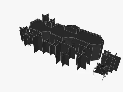 5 Pacific Street on Main Beach Low-poly 3D model