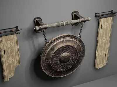 Dungeon Asset Pack Low-poly 3D model