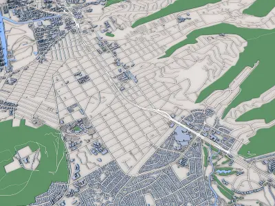 Honolulu City Hawaii 3D model