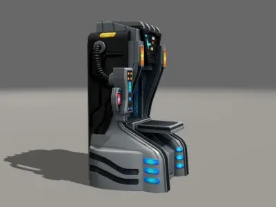Replicator model futuristic game machine 3D model