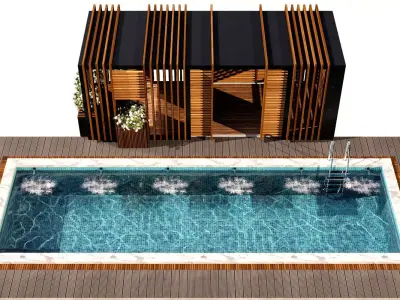 SWIMMING POOL NO18 A 3D model