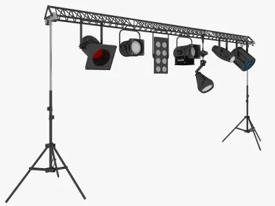 Light Truss 6 3D model