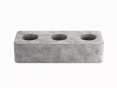 Concrete Brick B 02 Low-poly 3D model