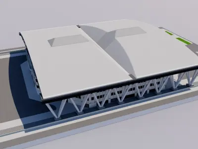 Ariake Coliseum - Tokyo 3D model