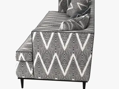 Monroe sofa by kate spade 3D model