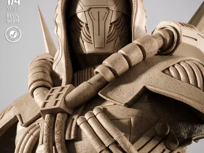 STAR WARS Darth Marr Portrait Bust 3D print model
