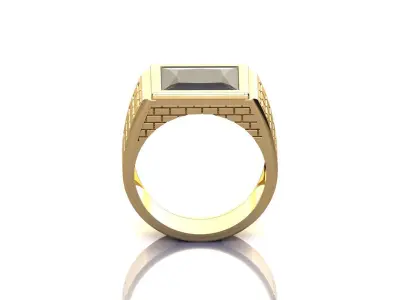  Brick Ring 3D print model