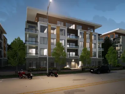 Low-Rise Condominium Revit and Twinmotion 3D model