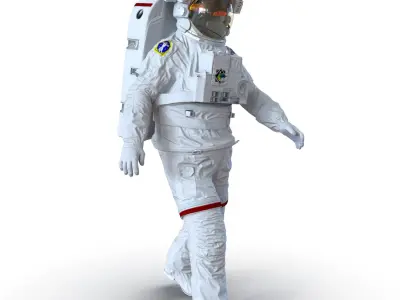  Extravehicular Mobility Unit Rigged for Maya 