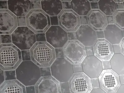 Mix Metal Surface Material PBR Seamless Texture