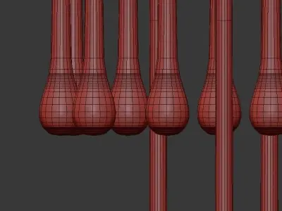 Led murano glass 3D model