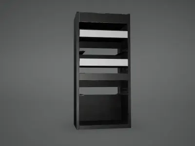 Cyberpunk Server Low Poly  Game Ready Low-poly 3D model