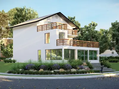 Modern House 14 3D model