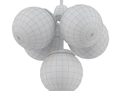 Modo Chandelier 5 3D model