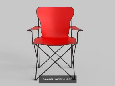 Camping folding table with top 3D Model Pack