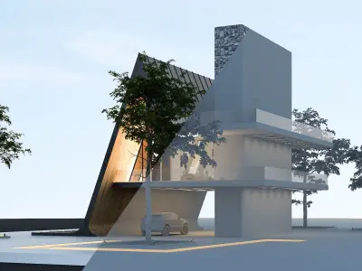 Lima 3D House Exterior Model Download By Al Ghazi Design Studio 3D model