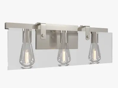 Progress Lighting Glayse Bathroom Vanity Light Collection  3D Model Pack