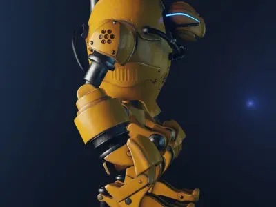 GrabBot PBR texturs 3D model