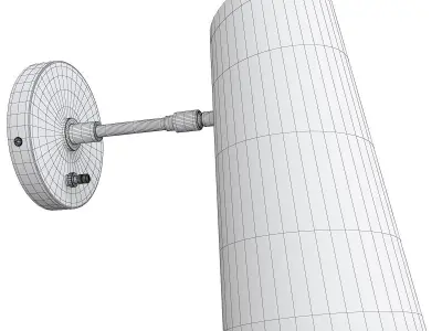 CYPRESS SMALL SCONCE Low-poly 3D model