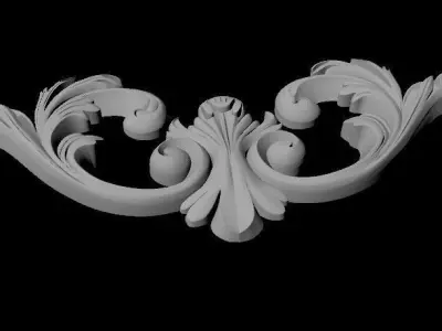 dekor ornate carving 3D model purchase
